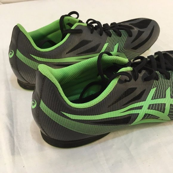 MEN\'S SZ9 ASICS SYNTHETIC LEATHER ATHLETIC 9 TRACK FIELD SPIKED CLEATS NM 01057 main image 5
